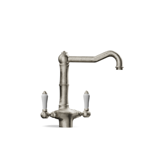 Two-Handle Kitchen Tap — Swivel Spout | Puglia Discover the Two-Handle Kitchen Tap — Swivel Spout | Puglia, a handcrafted Italian mixer that enhances your kitchen with elegance.