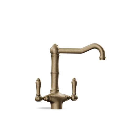 Two-Handle Kitchen Tap — Swivel Spout | Puglia Discover the Two-Handle Kitchen Tap — Swivel Spout | Puglia, a handcrafted Italian mixer that enhances your kitchen with elegance.