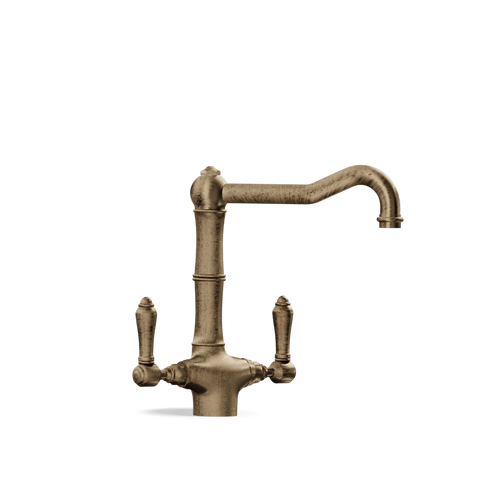 Two-Handle Kitchen Tap — Swivel Spout | Puglia Discover the Two-Handle Kitchen Tap — Swivel Spout | Puglia, a handcrafted Italian mixer that enhances your kitchen with elegance.