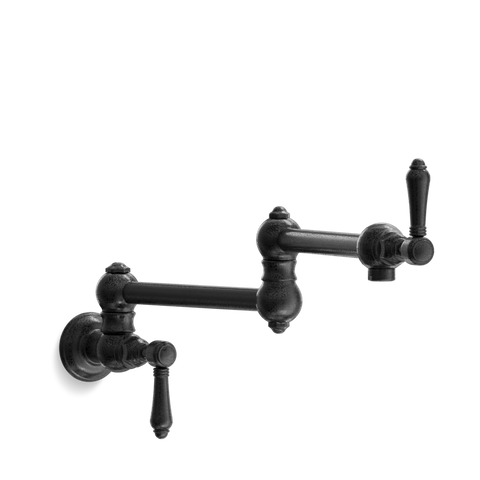 Wall-Mounted Kitchen Tap — Two-Handle, Swivel Spout | Toscana Muro Introducing the Wall-Mounted Kitchen Tap — Two-Handle, Swivel Spout | Toscana Muro, a blend of Italian elegance and functionality for your kitchen.