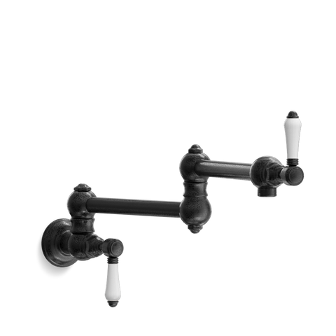 Wall-Mounted Kitchen Tap — Two-Handle, Swivel Spout | Toscana Muro Introducing the Wall-Mounted Kitchen Tap — Two-Handle, Swivel Spout | Toscana Muro, a blend of Italian elegance and functionality for your kitchen.