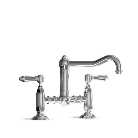 Bridge Kitchen Tap Swivel Spout Umbria Explore the Bridge Kitchen Tap Swivel Spout Umbria, a handcrafted Italian design offering timeless elegance for your kitchen.