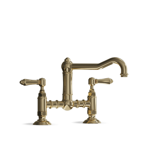 Bridge Kitchen Tap Swivel Spout Umbria Explore the Bridge Kitchen Tap Swivel Spout Umbria, a handcrafted Italian design offering timeless elegance for your kitchen.