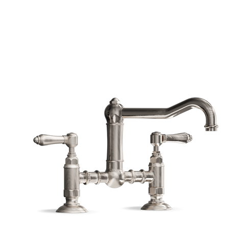 Bridge Kitchen Tap Swivel Spout Umbria Explore the Bridge Kitchen Tap Swivel Spout Umbria, a handcrafted Italian design offering timeless elegance for your kitchen.