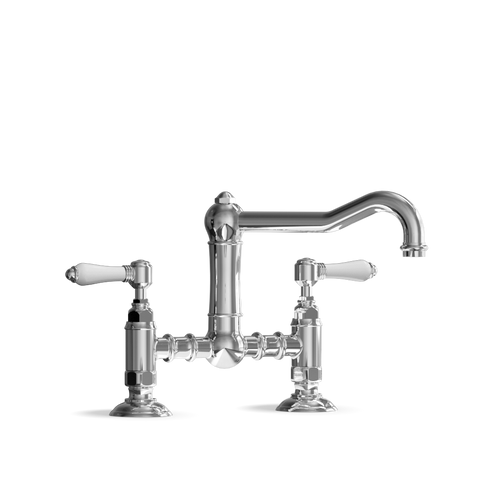 Bridge Kitchen Tap Swivel Spout Umbria Explore the Bridge Kitchen Tap Swivel Spout Umbria, a handcrafted Italian design offering timeless elegance for your kitchen.