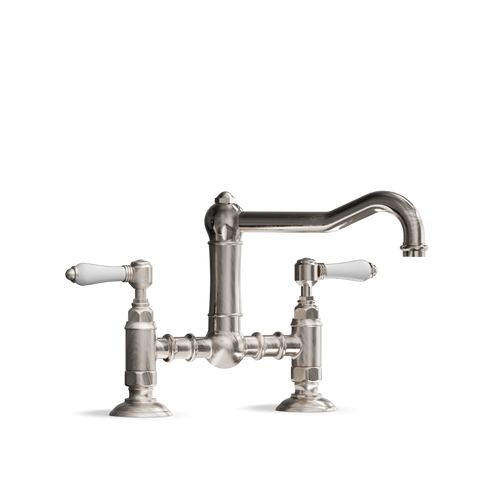 Bridge Kitchen Tap Swivel Spout Umbria Explore the Bridge Kitchen Tap Swivel Spout Umbria, a handcrafted Italian design offering timeless elegance for your kitchen.