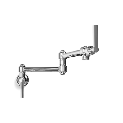 Wall-Mounted Pot Filler — Swivel Arm Spout | Mac Kinley