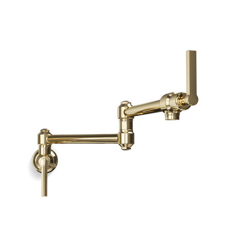 Wall-Mounted Pot Filler — Swivel Arm Spout | Mac Kinley