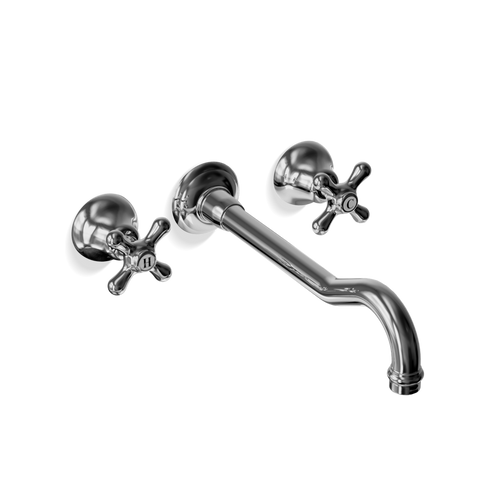 Wall-Mounted Basin/Bath Set — 230mm Spout | Classic Provincial