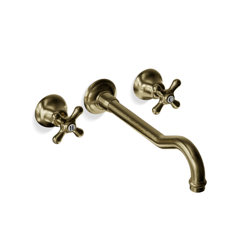Wall-Mounted Basin/Bath Set — 230mm Spout | Classic Provincial
