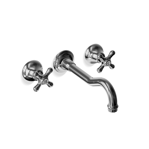 Wall-Mounted Basin/Bath Set — 185mm Spout | Classic Provincial