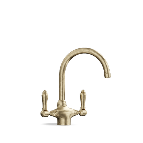 Two-Handle Kitchen Tap — Swivel Spout | Sassari Discover the Two-Handle Kitchen Tap — Swivel Spout | Sassari, a blend of tradition and style, crafted in Italy with enduring quality.