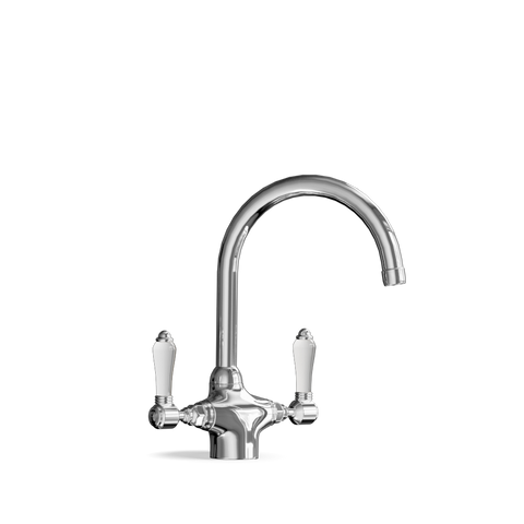 Two-Handle Kitchen Tap — Swivel Spout | Sassari Discover the Two-Handle Kitchen Tap — Swivel Spout | Sassari, a blend of tradition and style, crafted in Italy with enduring quality.