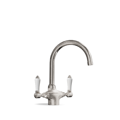 Two-Handle Kitchen Tap — Swivel Spout | Sassari Discover the Two-Handle Kitchen Tap — Swivel Spout | Sassari, a blend of tradition and style, crafted in Italy with enduring quality.