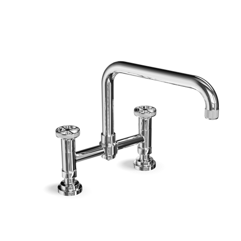 Bridge Kitchen Tap — Two-Hole, Swivel Spout | Industriale