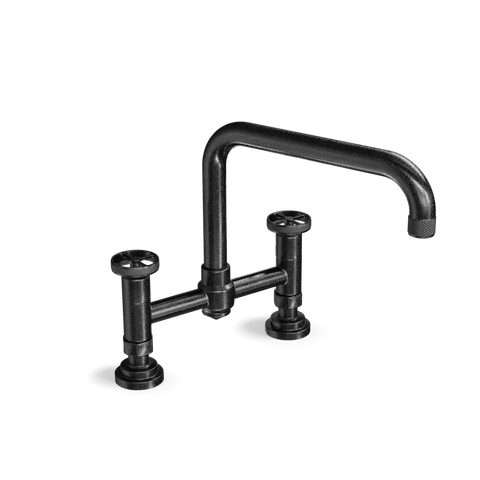 Bridge Kitchen Tap — Two-Hole, Swivel Spout | Industriale