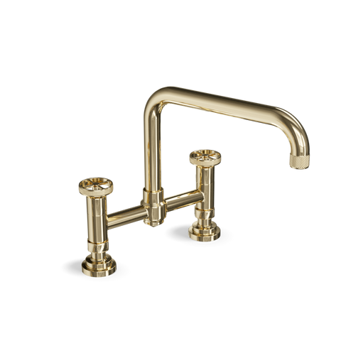 Bridge Kitchen Tap — Two-Hole, Swivel Spout | Industriale