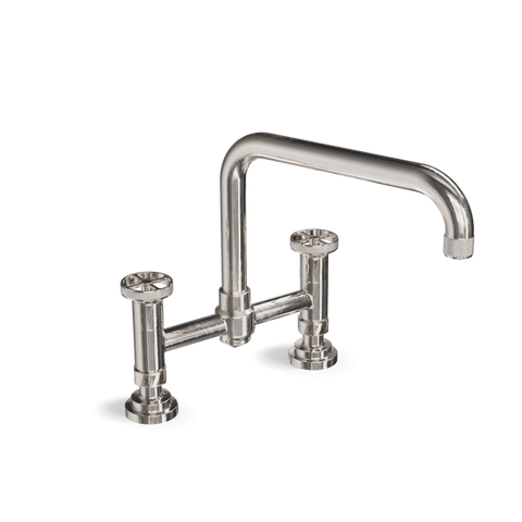 Bridge Kitchen Tap — Two-Hole, Swivel Spout | Industriale