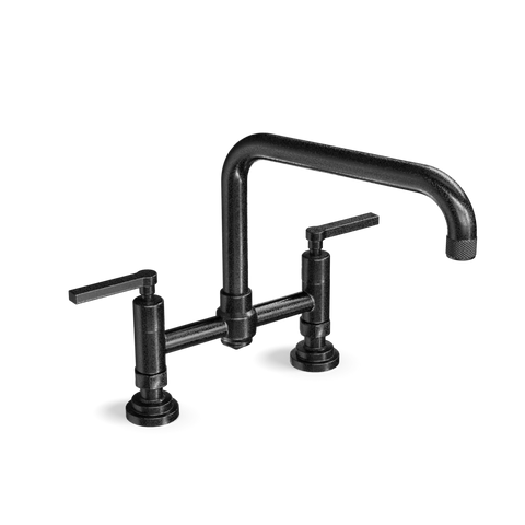 Bridge Kitchen Tap — Two-Hole, Swivel Spout | Industriale