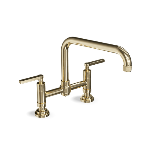 Bridge Kitchen Tap — Two-Hole, Swivel Spout | Industriale
