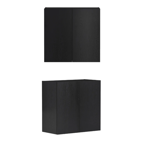 Byron Black Oak Cabinet Laundry Set 1305x600x2100 (Style B)