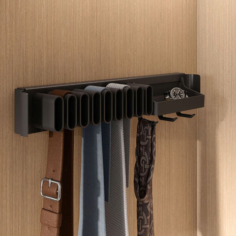 Conero Belt/Tie Pull Out with Tray Black