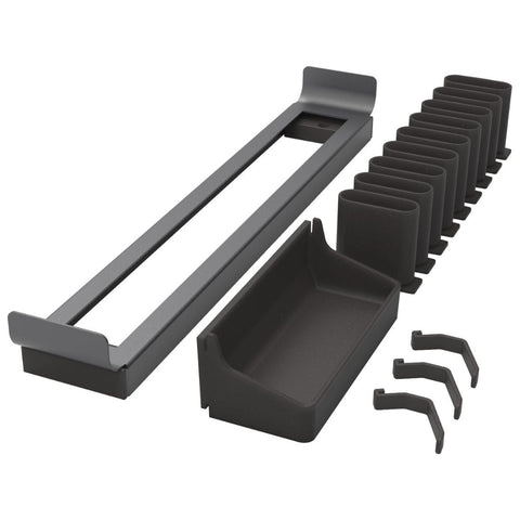 Conero Belt/Tie Pull Out with Tray Black