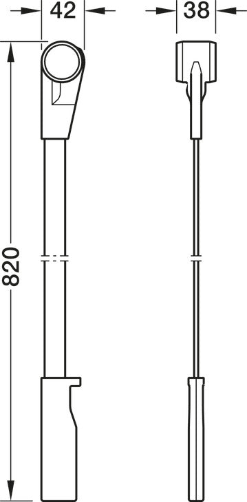 Conero Long Pull Rod Clothes Lift