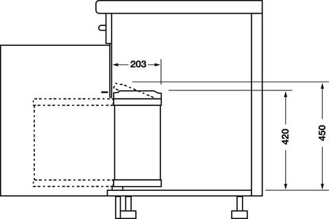 Waste bin, Hailo Duo