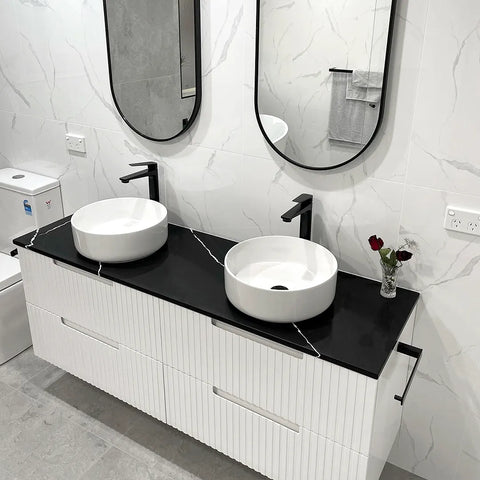 Vanity NOOSA Wall Hung 1500mm Matte White