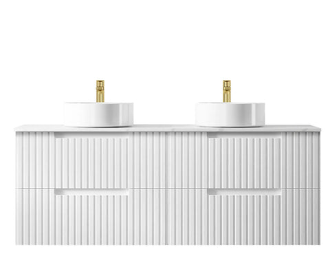 Vanity NOOSA Wall Hung 1500mm Matte White
