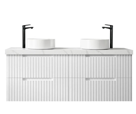 Vanity NOOSA Wall Hung 1500mm Matte White