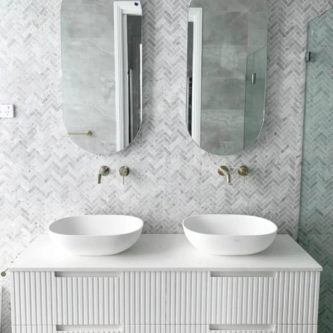 Vanity NOOSA Wall Hung 1500mm Matte White