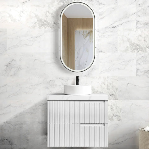 Vanity NOOSA Wall Hung 750mm Matte White