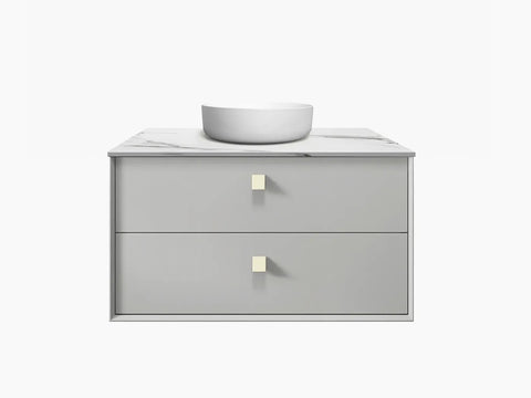 BOSTON Wall Hung Vanity 900mm Light Grey-Clearance