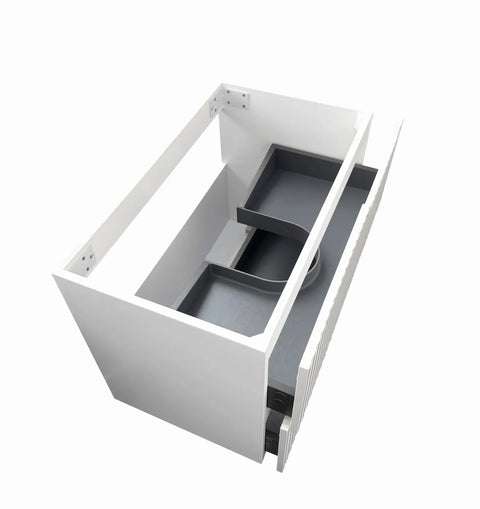 Vanity NOOSA Wall Hung 600mm Matte White