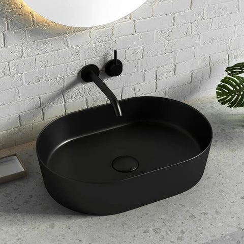 QUAY Matte Ceramic Basin (Oval: 500x340x120)