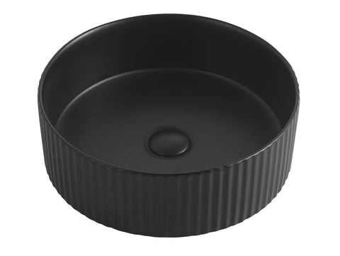 MARLO Matte Black Basin (Round: 400x400x125)