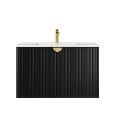 Vanity MARLO Wall Hung 900mm Matte Black