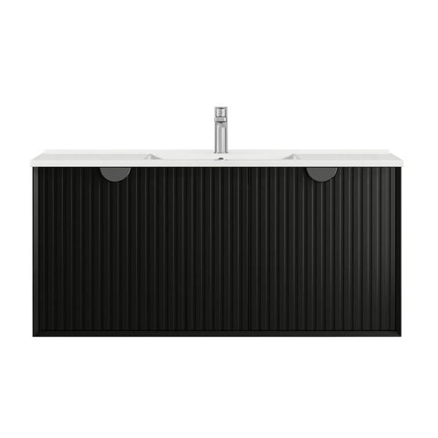 Vanity MARLO Wall Hung 1200mm Matte Black