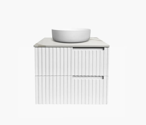 Vanity NOOSA Wall Hung 600mm Matte White