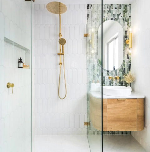 COOGEE Wall Hung Curve Vanity Natural Oak (All Sizes)