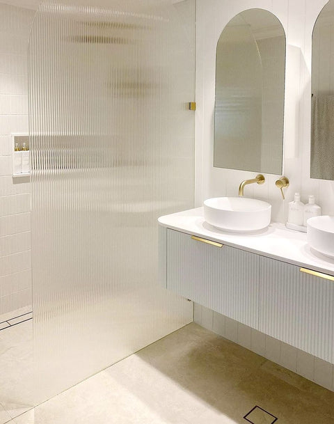 BURLEIGH Wall Hung Curve Vanity Matte White (All Sizes)