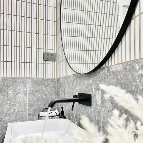 NOOSA Oval Framed Mirror 1200/900mm - Matte Black