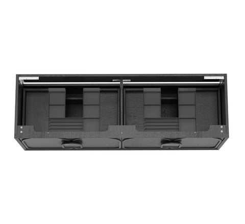 BALMORAL Mark II Wall Hung Vanity Black Oak (All Sizes)