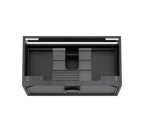 BALMORAL Mark II Wall Hung Vanity Black Oak (All Sizes)