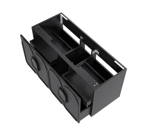 BALMORAL Mark II Wall Hung Vanity Black Oak (All Sizes)