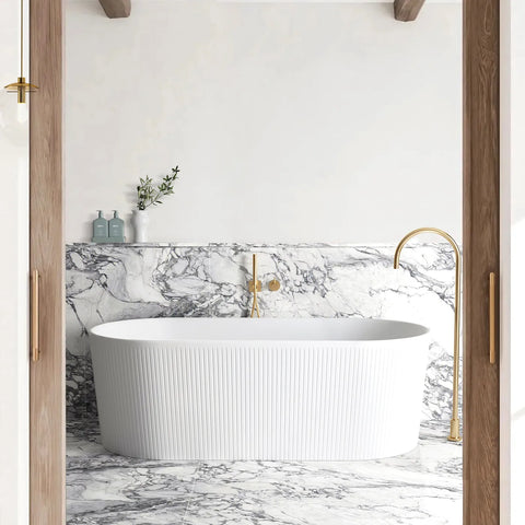 NOOSA Freestanding 1700/1500mm Non-Overflow Bathtub