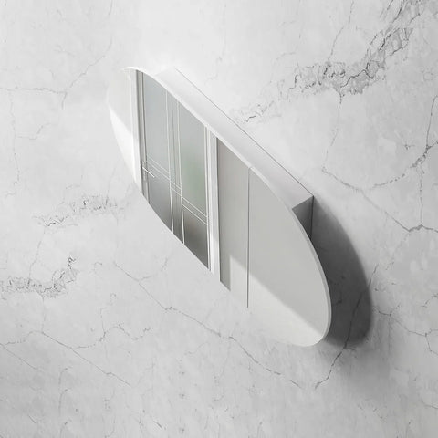 COOGEE Shaving Cabinet 1200mm White Oak with Optional LED