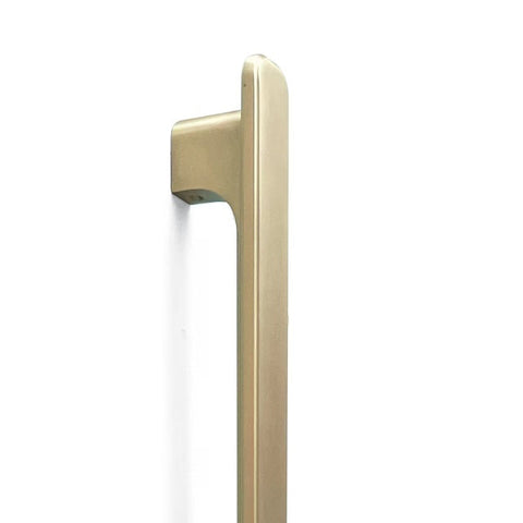 Momo Aspen Door Pull Handle 600mm Brushed Satin Brass